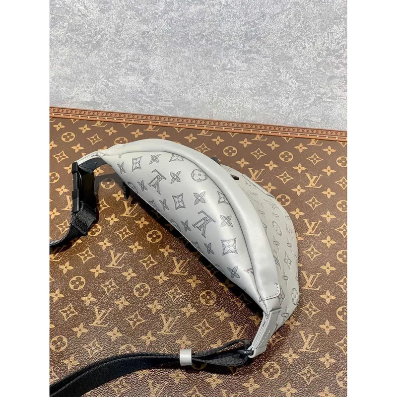 LV M46108 Louis Vuitton Discovery Bumbag antracitově šedá