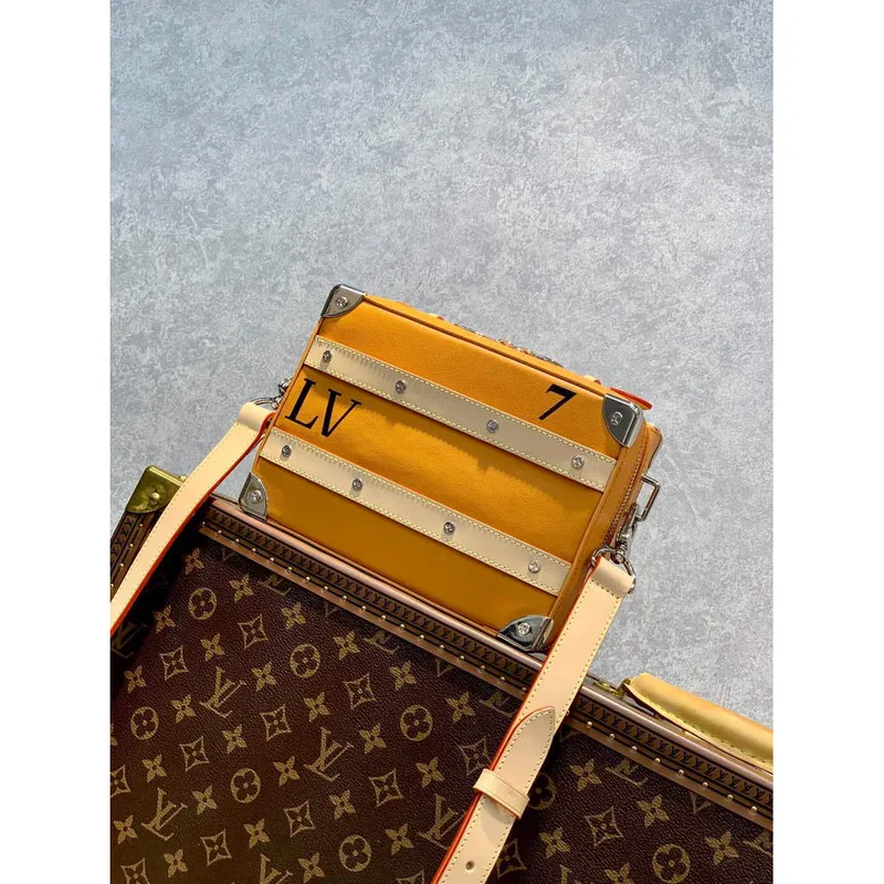 LV M45785 Louis Vuitton LVxNBA Rukojeť Trunk Oranžová