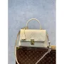 LV M46041 Louis Vuitton Madeleine MM Kabelka Crème Beige