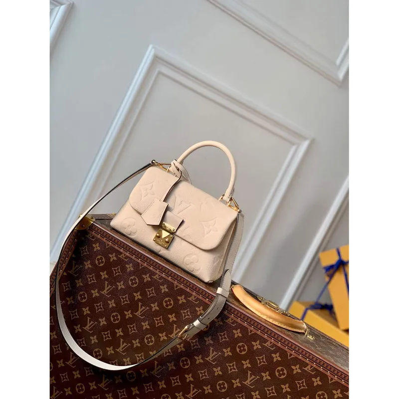 LV M46008 Louis Vuitton Madeleine BB Monogram Empreinte kůže