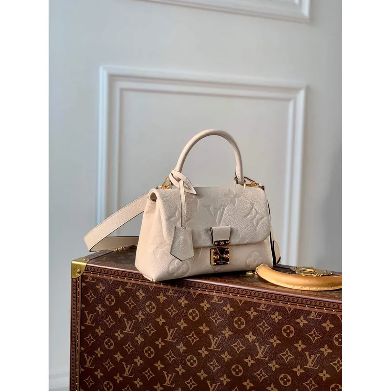 LV M46008 Louis Vuitton Madeleine BB Monogram Empreinte kůže