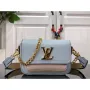 LV M59984 Louis Vuitton Lockme Tender Modrá