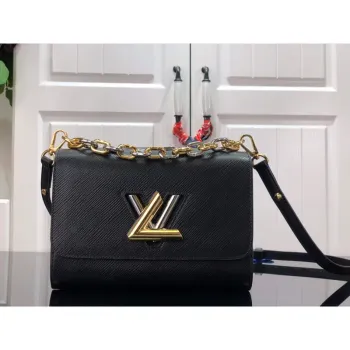 LV M59411 Louis Vuitton Twist MM Černá
