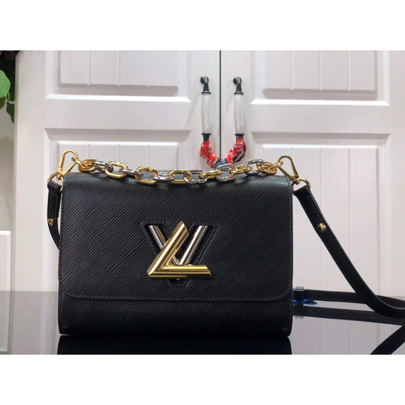 LV M59411 Louis Vuitton Twist MM Černá