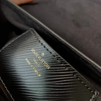 LV M59887 Louis Vuitton Twist MM EPI kožená taška černá