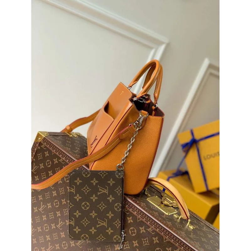 LV M59953 Louis Vuitton Marelle Tote MM Hnědá
