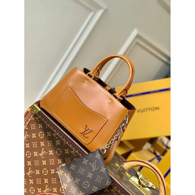 LV M59952 Louis Vuitton Marelle Tote BB Hnědá