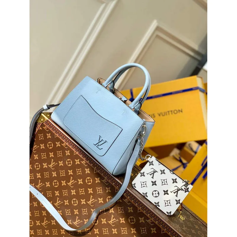 LV M59950 Louis Vuitton Marelle Tote BB Modrá