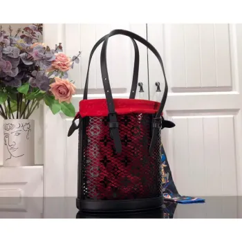 LV M20352 Kabelka Bucket PM Louis Vuitton Černá