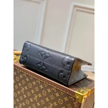 LV M45653 Louis Vuitton Onthego Pm Taška M45779 kůže Černá