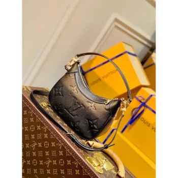 LV M46002 Louis Vuitton Bagatelle Mini Hobo Kabelka Černá