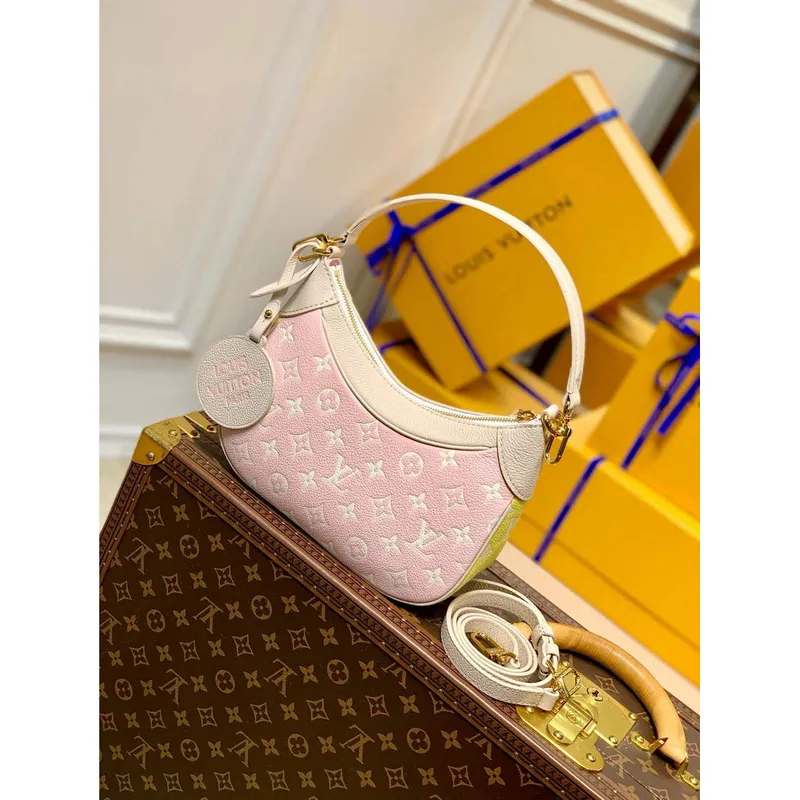 LV M46113 Louis Vuitton Bagatelle BB Taška M46091 Růžová