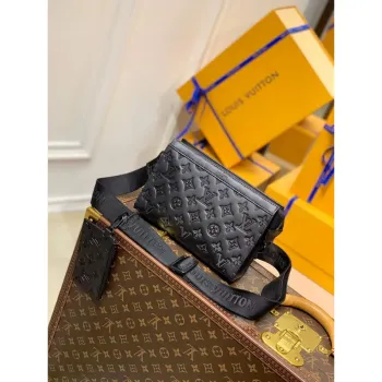 LV M81115 Louis Vuitton Gaston Nositelná Peněženka Černá