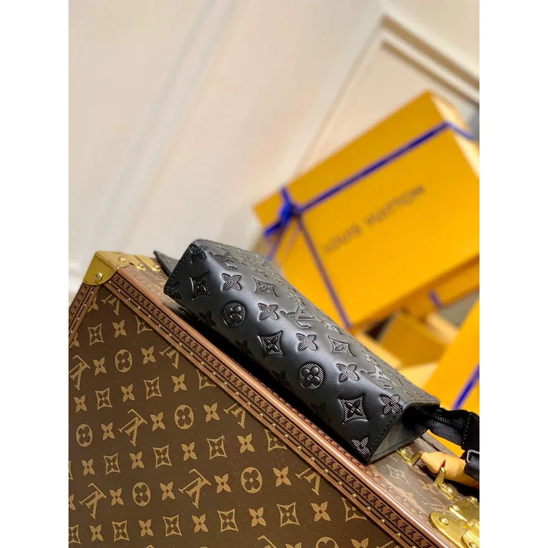 LV M81115 Louis Vuitton Gaston Nositelná Peněženka Černá