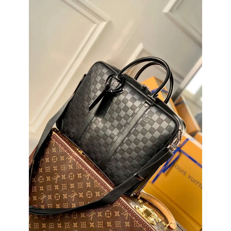 LV N45288 Louis Vuitton Sirius Aktovka Černá