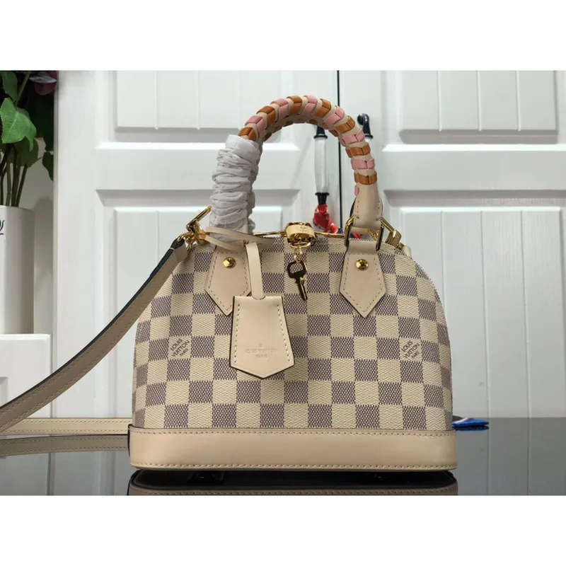 LV N45294 Louis Vuitton Alma BB Damier Azur plátno