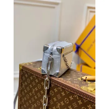 LV M59726 Louis Vuitton Mini Soft Trunk Stříbrná