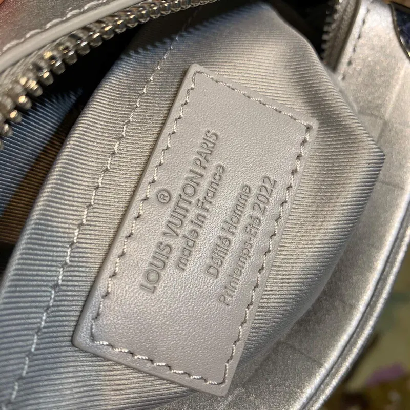 LV M59726 Louis Vuitton Mini Soft Trunk Stříbrná