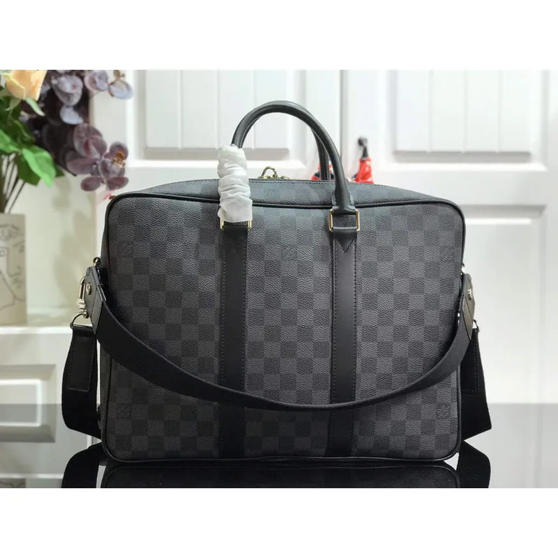 Louis Vuitton N40007 LV M43423 Porte Documents Voyage Damier