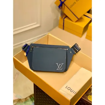 LV M59625 Louis Vuitton Nová taška přes rameno Modrá