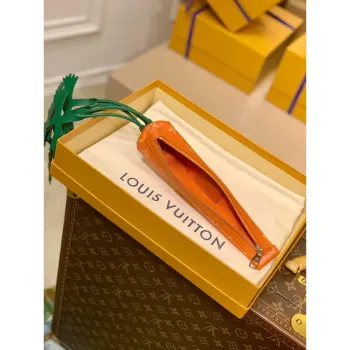 LV M80851 Louis Vuitton Pouch Mrkev Oranžová