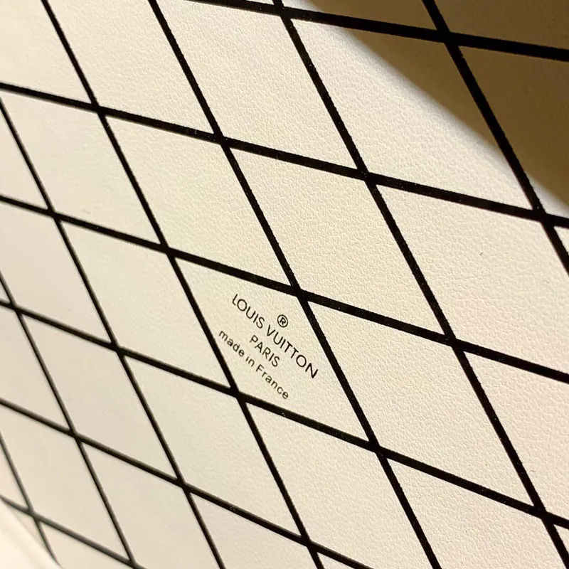 LV M59717 Louis Vuitton Petite Malle Džínová taška Modrá