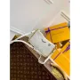 LV M81066 Louis Vuitton Easy Pouch On Strap Crème White M80349
