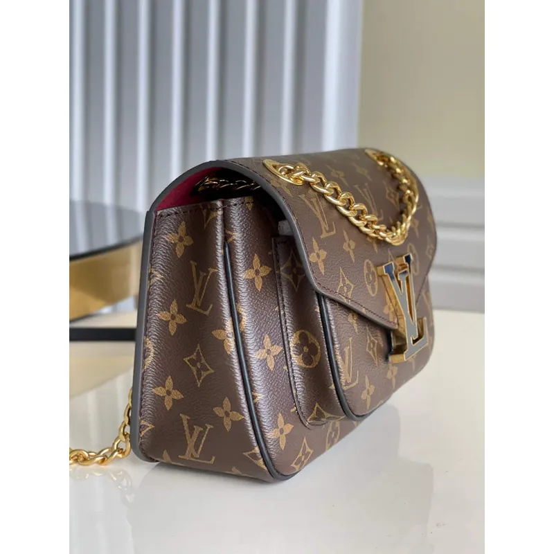 Louis Vuitton M45592 Passy Monogram LV M57888 v hnědé