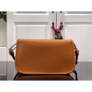 LV M59459 Louis Vuitton Buci Crossbody Bag M59460 Zlatá Miel Hnědá