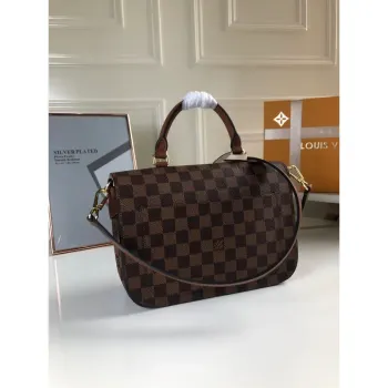 Louis Vuitton N40148 LV Trendy Crossbody Bag Damier Ebene Béžová