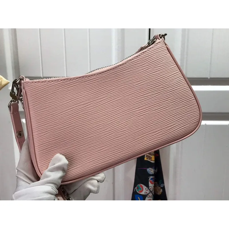 LouisVuitton M80483 LV M80471 Snadno přenosná taška na popruhu, růžová