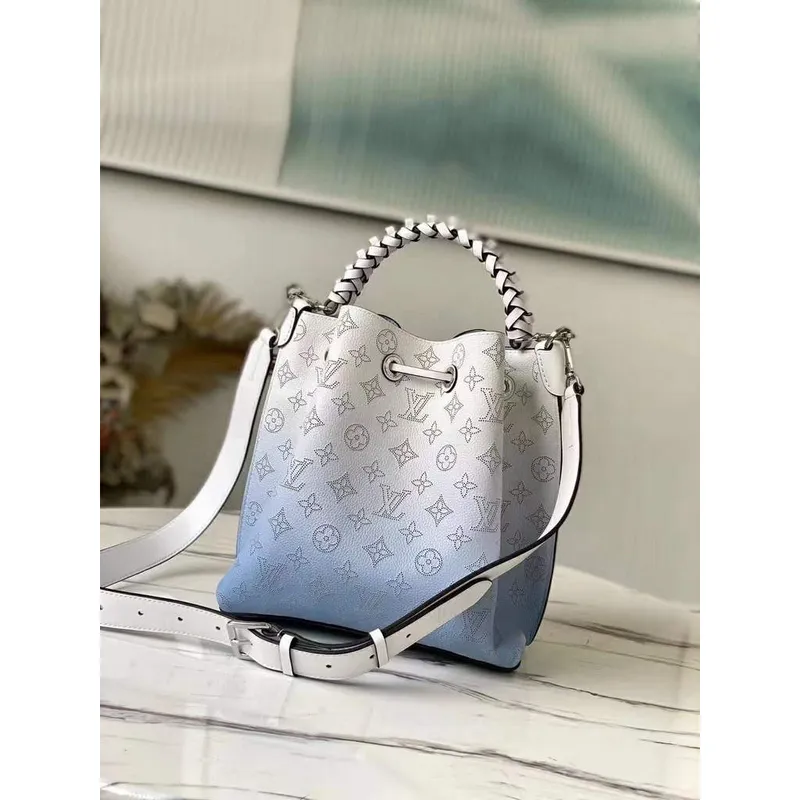LV M57853 Louis Vuitton M58788 Muria Mahina M58483 Kůže Modrá