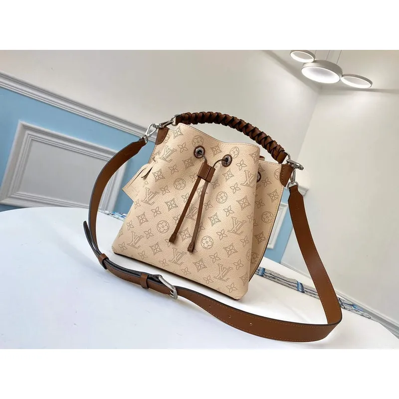Louis Vuitton M55801 LV M55800 Muria M55799 Mahina kůže béžová
