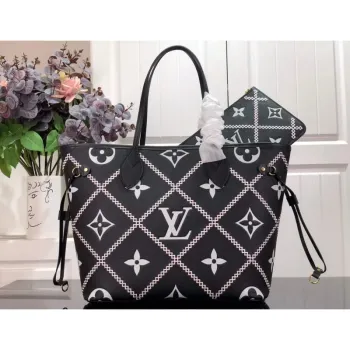 Louis Vuitton M46040 LV M46039 Neverfull MM černá