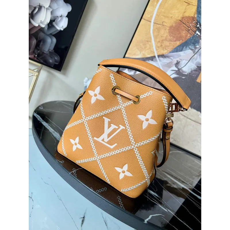 Louis Vuitton M46029 LV M46023 NéoNoé MM Monogram Arizona Hnědá