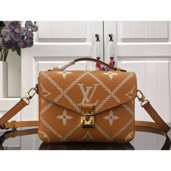 Louis Vuitton M46018 LV M46028 Pochette Metis Monogram Arizona Hnědá