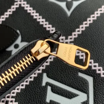 LV M46040 Louis Vuitton Neverfull MM Tote Monogram Taška M46039 Černá