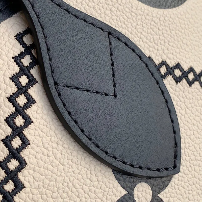 LV M46039 Louis Vuitton Neverfull MM Tote Monogram Taška M46040 Crème Béžová