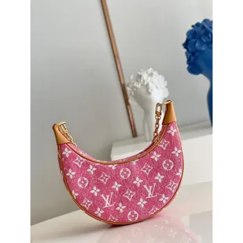 LV M81166 Louis Vuitton Loop Bag Růžová