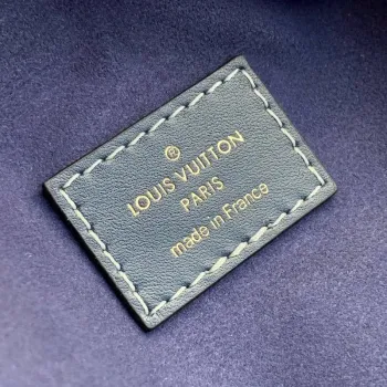 LV M81166 Louis Vuitton Loop Monogram Denim Kožená Taška