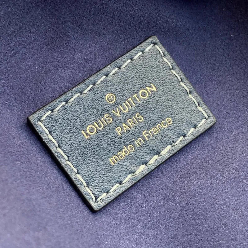 LV M81166 Louis Vuitton Loop Monogram Denim Kožená Taška