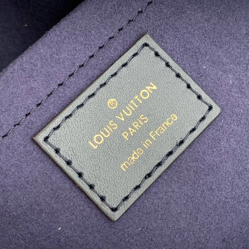 LV M59716 Louis Vuitton Mini Dauphine Denim Kožená Taška