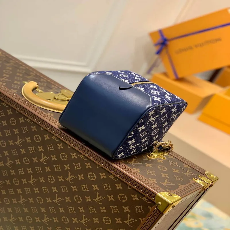 LV M59611 Taška Louis Vuitton Square Denim Leather