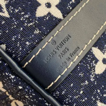 LV M59609 Louis Vuitton Speedy Bandouliere 25 Džínová kožená taška