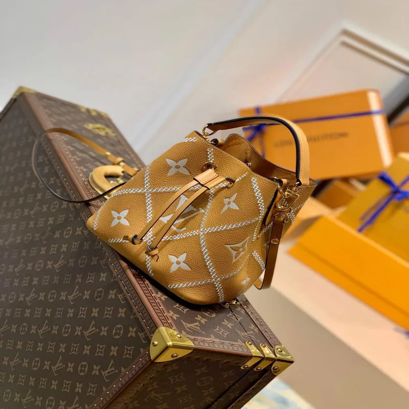LV M46023 Louis Vuitton NéONOé BB Kabela Hnědá