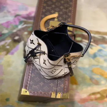 LV M46023 Louis Vuitton NéONOé BB Kabela Béžová