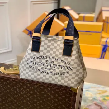 LV N41179 Louis Vuitton Cabas PM Plan Soleil Kabelka přes rameno