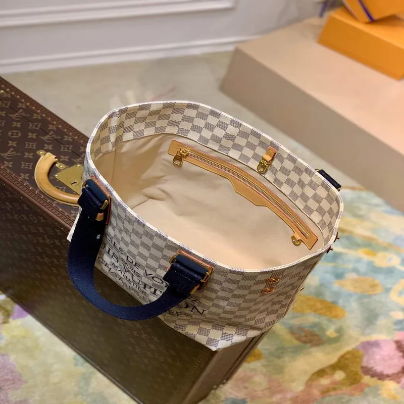 LV N41179 Louis Vuitton Cabas PM Plan Soleil Kabelka přes rameno