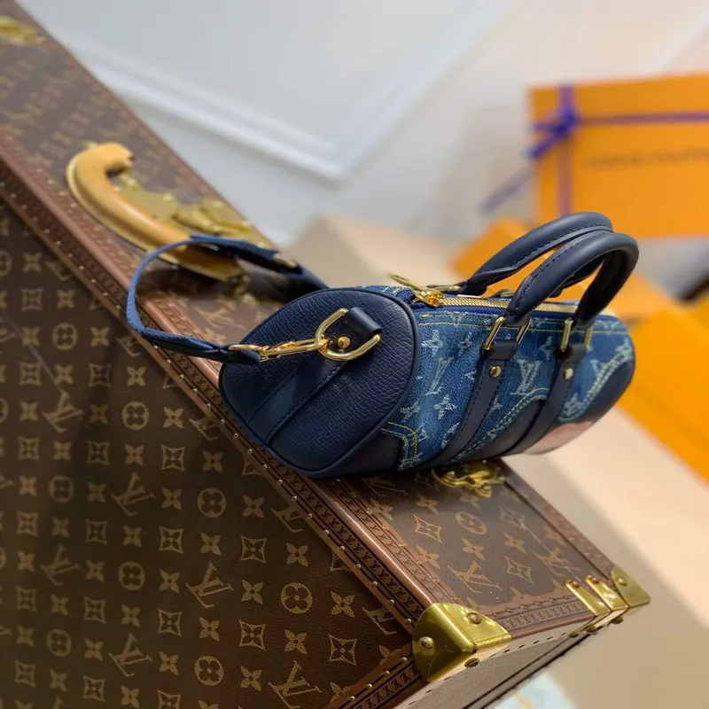 LV M81011 Louis Vuitton Keepall XS Taška M81010 Modrá