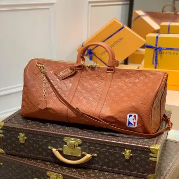 LV M57973 Louis Vuitton LVxNBA Keepall Bandouliere 55 Taška